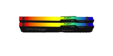 Preview: DDR5  32GB PC 5200 CL40 Kingston KIT (2x16GB) FURY Beast RGB retail