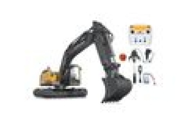 Preview: Jamara Bagger Volvo EC160E 1:16 2,4GHz grau/gelb         14+