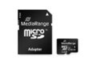 Preview: MediaRange SD MicroSD Card 256GB UHS-1 Cl.10 inkl. Adapter