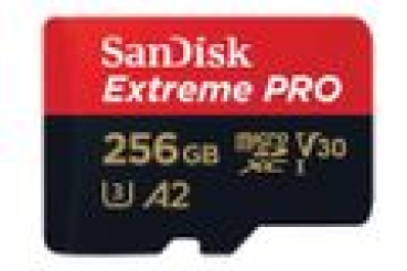 SD MicroSD Card 256GB SanDisk Extreme Pro SDXC inkl. Adapt