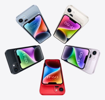 Preview: Apple iPhone 14 128GB Midnight 6.1 5G DE Ware iOS