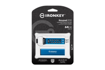 Preview: USB-Stick  64GB Kingston IronKey Keypad 200 retail