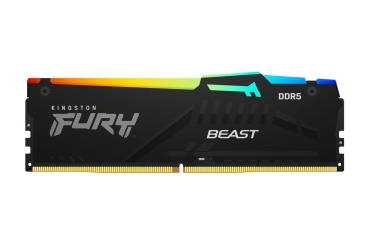 Preview: DDR5 32GB PC 5600 CL36 Kingston KIT (2x16GB) FURY Beast RG retail