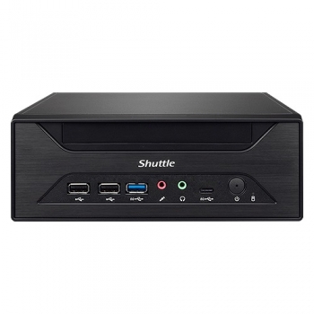 Shuttle Barebone slim XH610        SO-DDR4  black