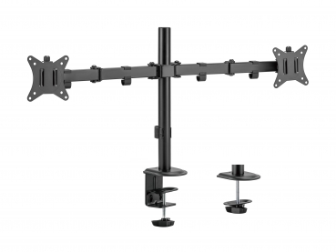 Equip Tischhalterung 17-32/ 2TFT je 9kg 360°            sw