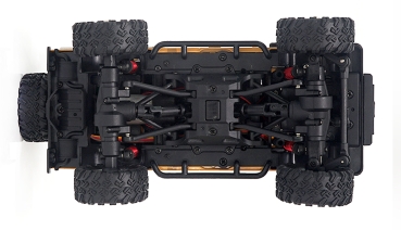 Amewi RC Auto D90X28 Crawler 4WD Li-Po Akku 300mAh gelb /8+