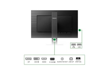 Preview: Philips 60,5cm (23,8) 242B1G 16:09 DVI+HDMI+DP+USB IPS