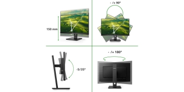 Preview: Philips 68,5cm (27,0) 272B1G 16:09 DVI+HDMI+DP+USB IPS