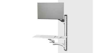 Preview: DIGITUS WAH Arbeitspl. 0-32 1TFT+TAS 2Gelenke wei� Max.8KG