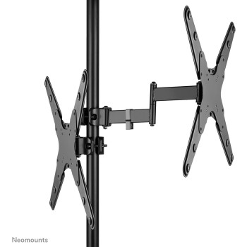 Preview: Stangenhalterung. vollbeweglich. (Ø28-50 mm) für 32-55 Bildschirme 25KG FL40-450BL14 Neomounts