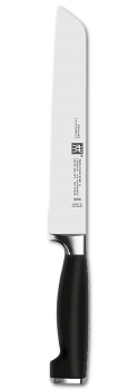 Zwilling Twin Four Star ll Brotmesser, 20cm schwarz