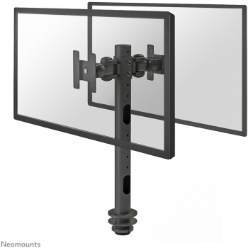 Tischhalterung für zwei Flachbildschirme bis 30 (76 cm) 10KG FPMA-D050DBLACK Neomounts
