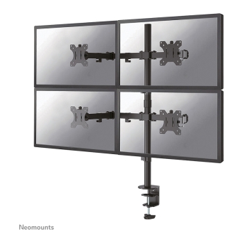 Neomounts FPMA-D550D4BLACK bewegliche Tischhalterung für 4 Bildschirme 13-32 - Schwarz