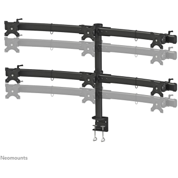Preview: Neomounts Tischhalterung für sechs Flachbildschirme bis 27 (69 cm) 8KG FPMA-D700D6