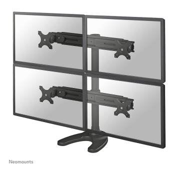 Tischhalterung für vier Flachbildschirme bis 30 (76 cm) 8KG FPMA-D700DD4 Neomounts