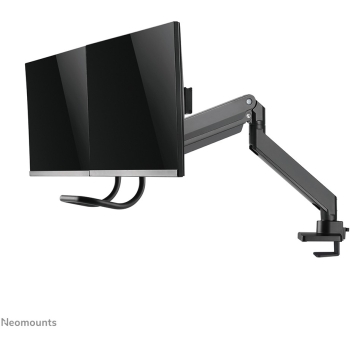 Preview: Neomounts Tischhalterung mit Tischhalterungsgriff für zwei Flachbildschirme bis 32 (81 cm) 8KG NM-D775DXBLACK Neomounts