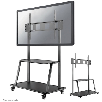 Neomounts NS-M4000BLACK mobiler Bodenständer für Flachbild-Fernseher bis 105 (267 cm).