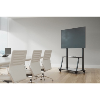 Preview: Neomounts NS-M4000BLACK mobiler Bodenständer für Flachbild-Fernseher bis 105 (267 cm).