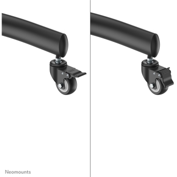 Preview: Mobiler Bodenständer für Flachbild-Fernseher bis 70 (178 cm). 90° drehen 50KG PLASMA-M1900E Neomounts