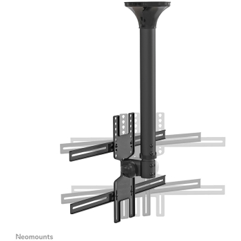 Preview: Deckenhalterung für Flachbildschirme/Fernseher bis 60 (152 cm) 35KG FPMA-C400BLACK Neomounts