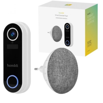 Preview: Hombli smarte Türklingel 2 (weiß) + Gong