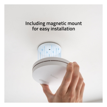 Preview: Hombli smarter Rauchmelder weiß (2+1 Promo Pack)