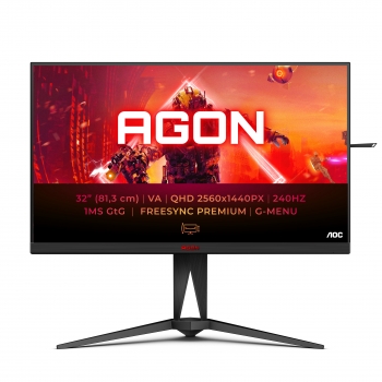 AOC 81,3cm (31,5) AG325QZN/EU  16:09 2xHDMI+2xDP+USB VA bl. retail