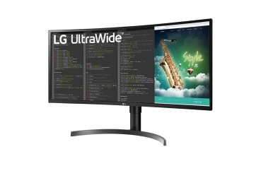 LG 35 35WN75CP-B Ultrawide Curved HDMI DP USB IPS 21:9 blac