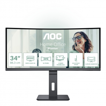 AOC 86,0cm (34)  CU34P3CV  21:09  HDMI+DP+USB-C VA Curved retail