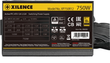 Xilence Netzteil  750W Gaming GOLD ATX 2.52 ARGB 80+ Gold