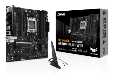 MB ASUS TUF GAMING A620M-PLUS WIFI       (AMD,AM5,DDR5,mATX)
