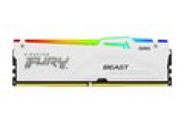 Preview: DDR5  32GB PC 5600 CL36 Kingston FURY Beast White RGB EXPO retail