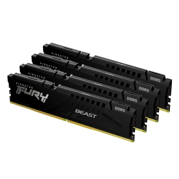 DDR5 128GB PC 5600 CL40 Kingston KIT (4x32GB) FURY Beast Bl retail
