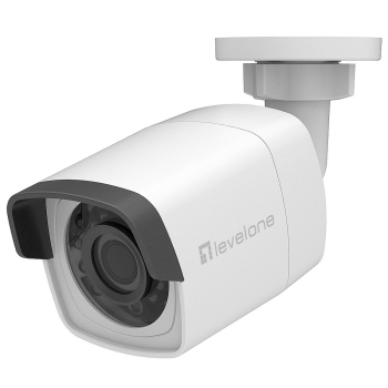 LevelOne IPCam     Bullet Fix Out 4MP/H.265/IR/  7W/PoE/IP67