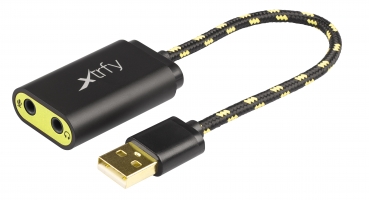CHERRY Xtrfy ZUB SC1 External USB soundcard schwarz