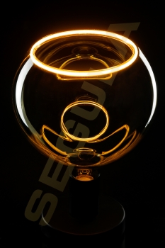 SEGULA LED Floating Globe 200 smokey grau E27 300Lm 1900K