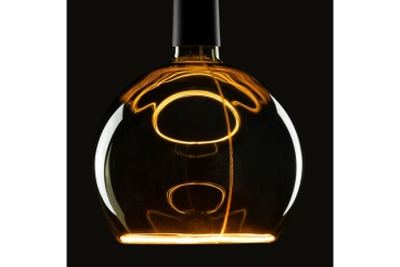 Preview: SEGULA LED Floating Globe 200 smokey grau E27 300Lm 1900K