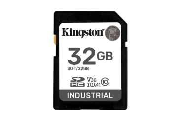 SD Card 32GB Kingston SDHC Industrial -40C to 85C retail