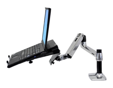 Ergotron Tischhalter LX 1-Monitor -34-11kg -Alu-