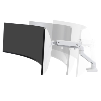 Ergotron Tischhalter HX UWMonitor -49-19kg -WS -1000R Wölb.