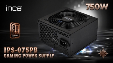 INCA Netzteil IPS-075PB 750W 80+Bronze 1x 140mm Lüfter