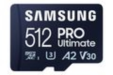 SD MicroSD Card 512GB Samsung SDXC PRO Ulti.(Class10) Adap retail