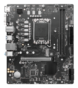 Preview: MSI PRO H610M-E DDR4                 (H610,S1700,mATX,DDR4