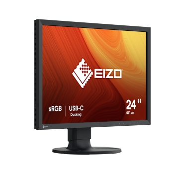 EIZO 61.1cm (24,1) CS2400R 16:10 HDMI+DP+USB-C IPS black retail