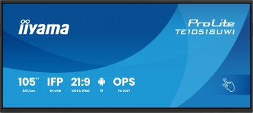 IIYAMA 265.7cm(105) TE10518UWI-B1AG 21:9 M-Touch 4xHDMI VA retail (Speditionsversand)