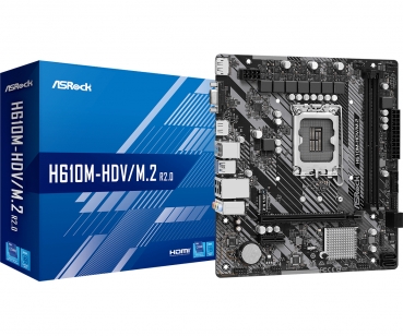 ASRock H610M-HDV/M.2 R2.0       1700 mATX HDMI/DP/D-Sub DDR4 retail