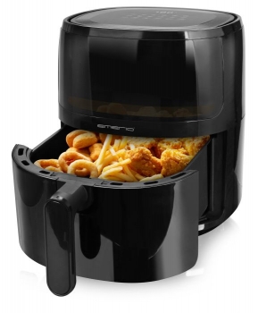 Emerio Heißluftfritteuse, Smart Fryer, 5L,schwarz,Cool t