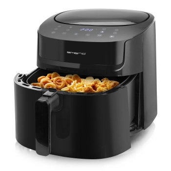 Emerio Heißluftfritteuse, Smart Fryer, 7,2L,schwarz,Cool t