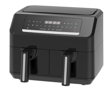 Emerio Heißluftfritteuse, Smart Fryer, 3,6+3,6L, Cool touch