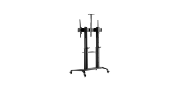 Preview: MANHATTAN Aluminium TV-St�nder rollbar 70-120 140kg (Speditionsversand)